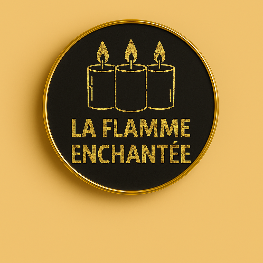 Coupelle de dessous de bougie noir