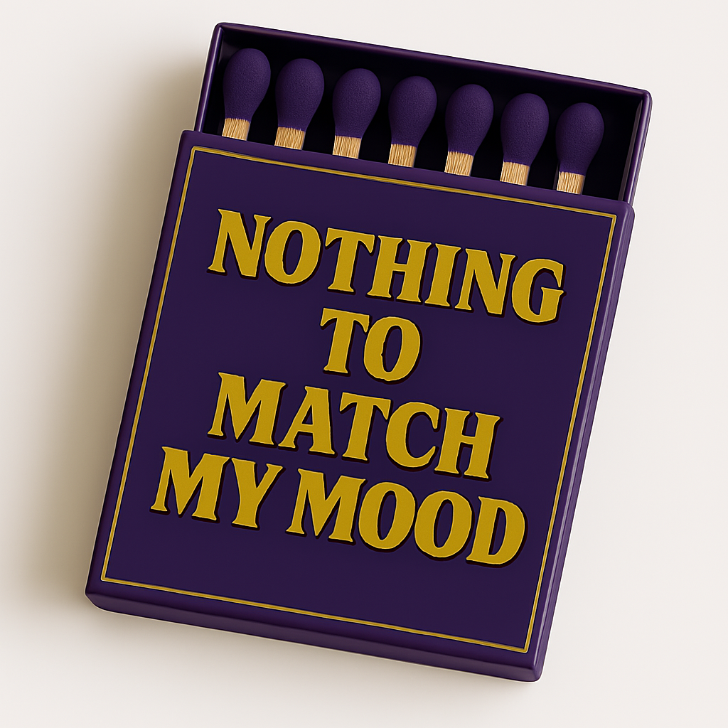 Boîte d'Allumette "Nothing To Match My Mood" – Image 3